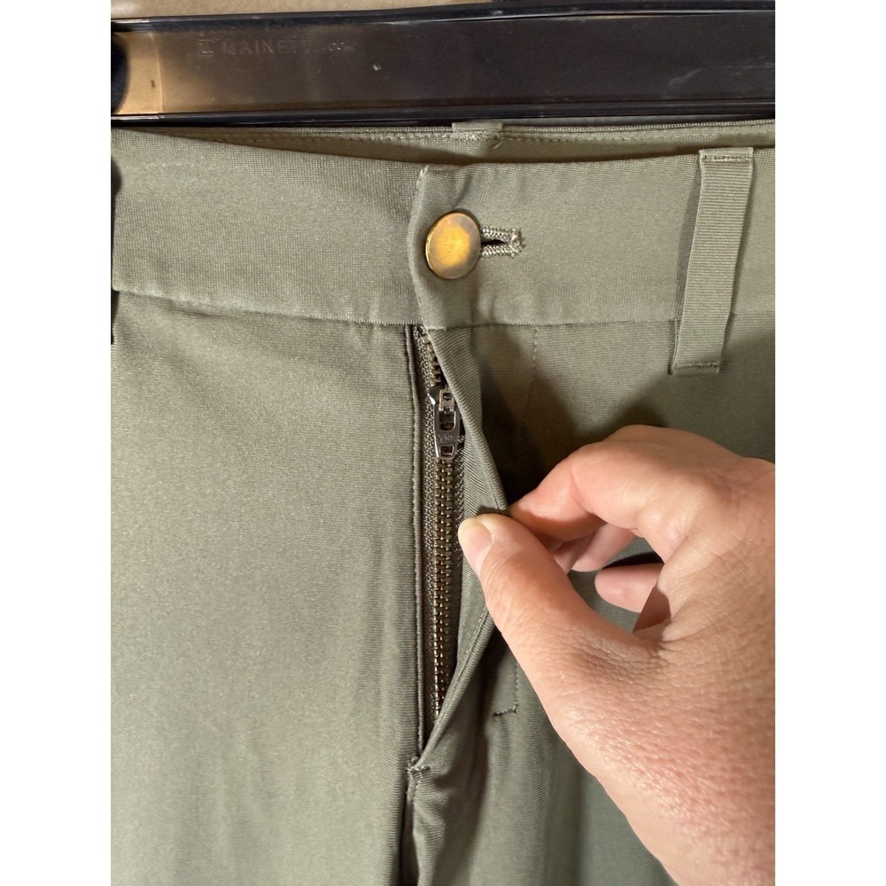 Lot 2 Lululemon ABC Slim Fit Trousers Mens 32x30 Warpstreme Green Blue LM5A04S - Picture 8 of 12